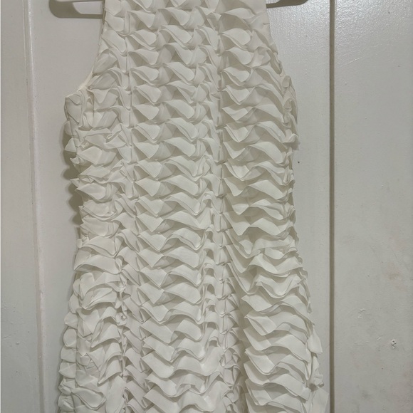 Ted baker serilda ruffle dress in white size 1 US XS - Picture 3 of 6